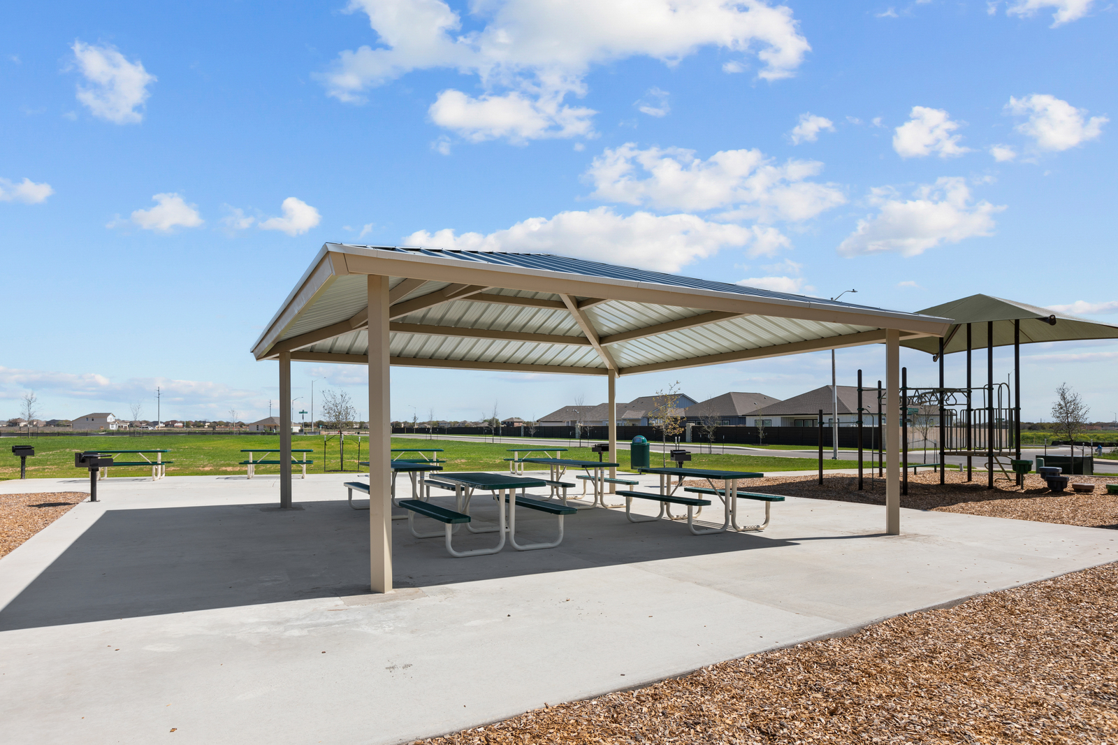 pavilion & bbq pits located in weltner farms
