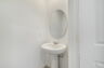 single sink and mirror 