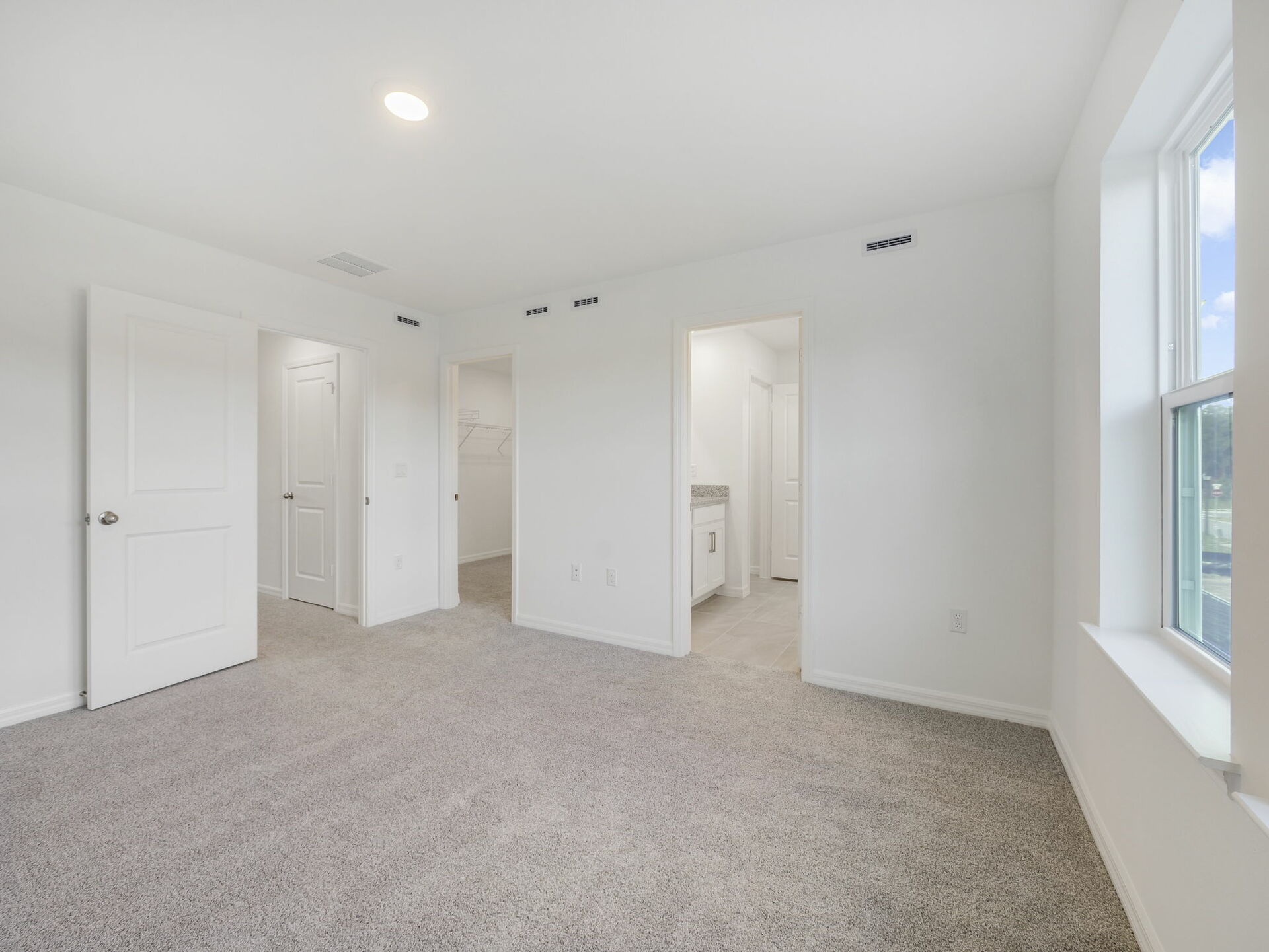 room with carpet throughout and multiple large windows