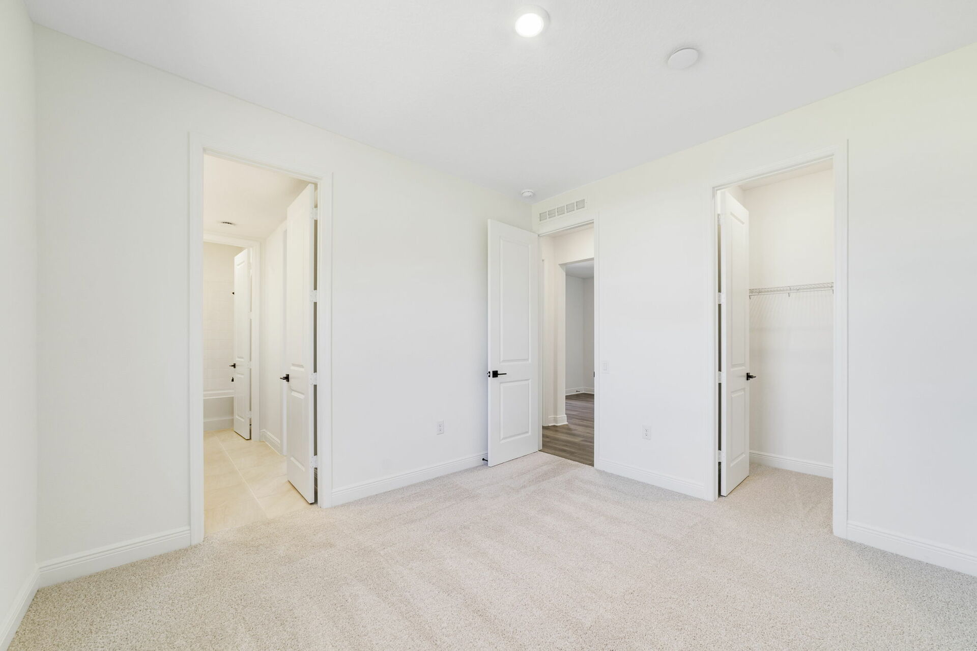 carpet throughout and single window