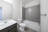 guest bathroom with soaking tub