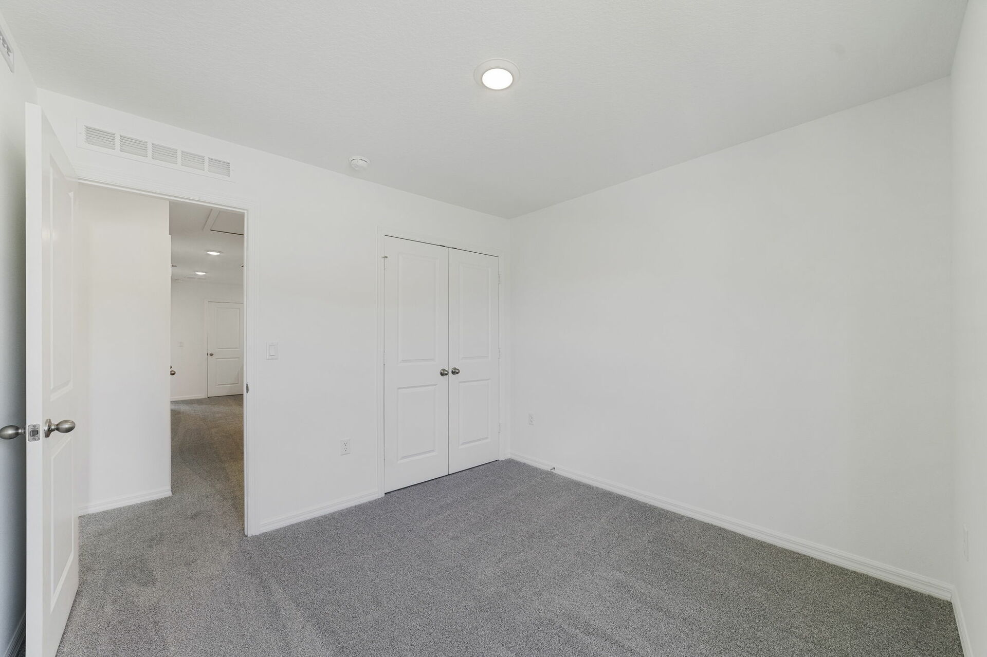 carpet throughout, single window and closet