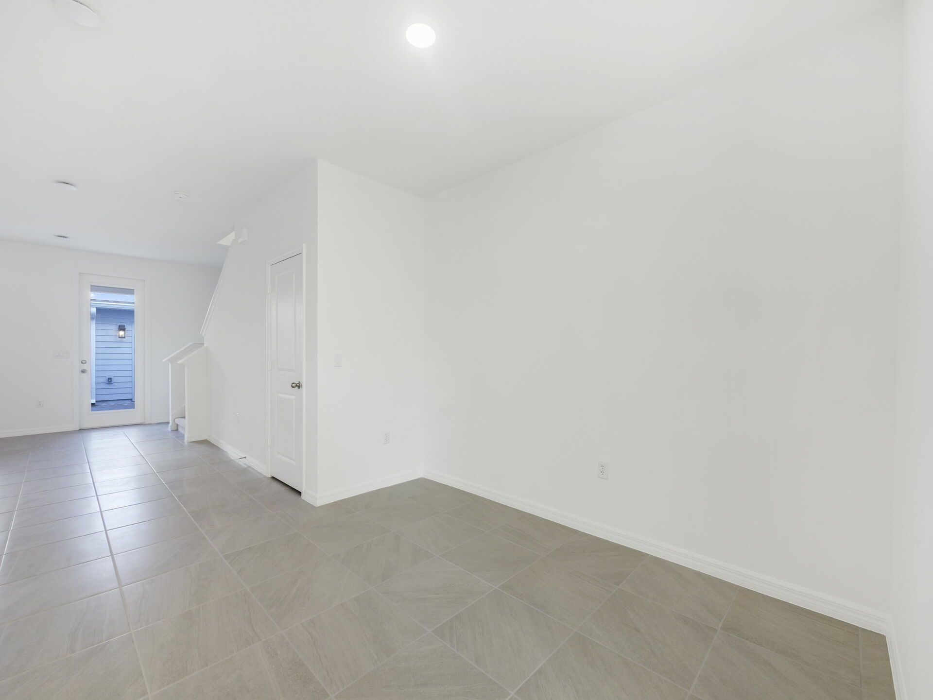 dining room with tile flooring