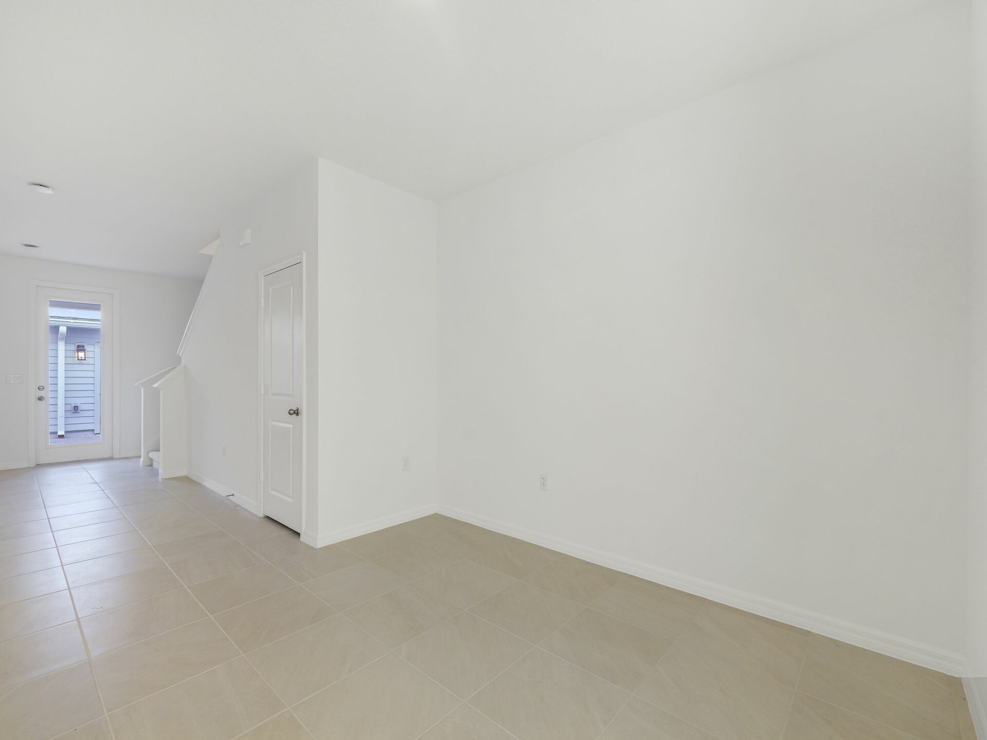 dining room with tile flooring