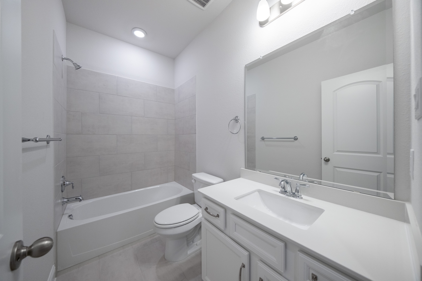 guest bathroom with soaking tub