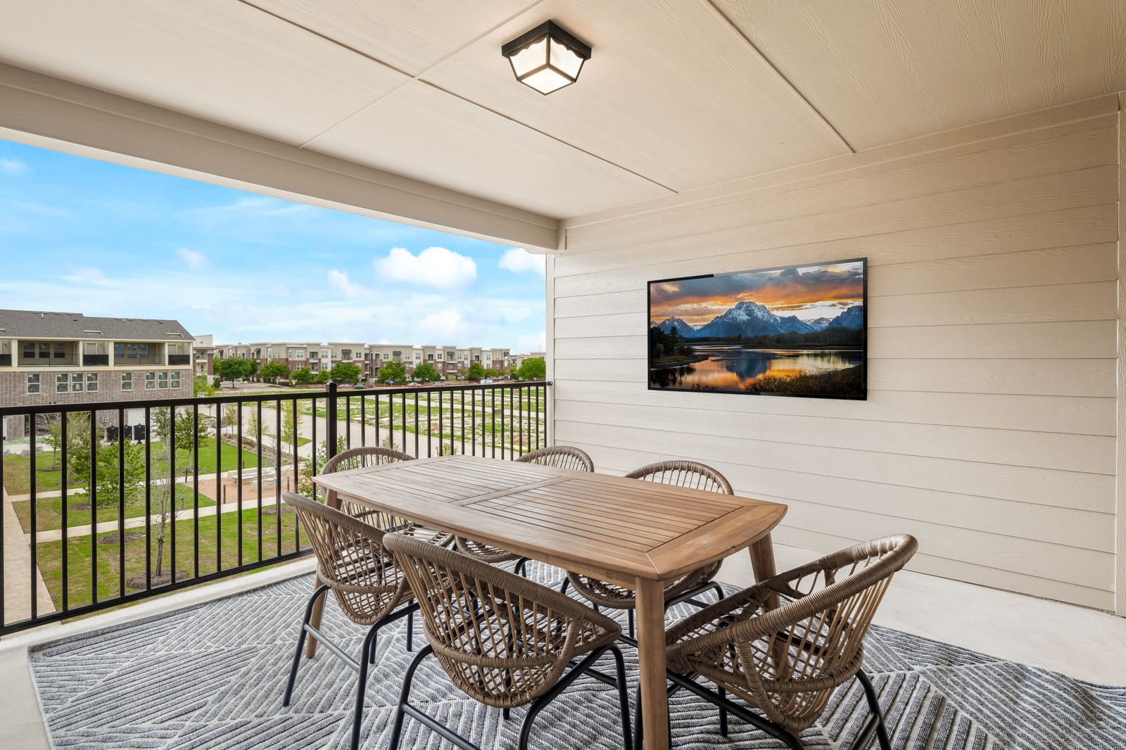 terrace with community view