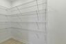 walk in pantry with shelving