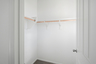 spacious walk-in closet for extra storage