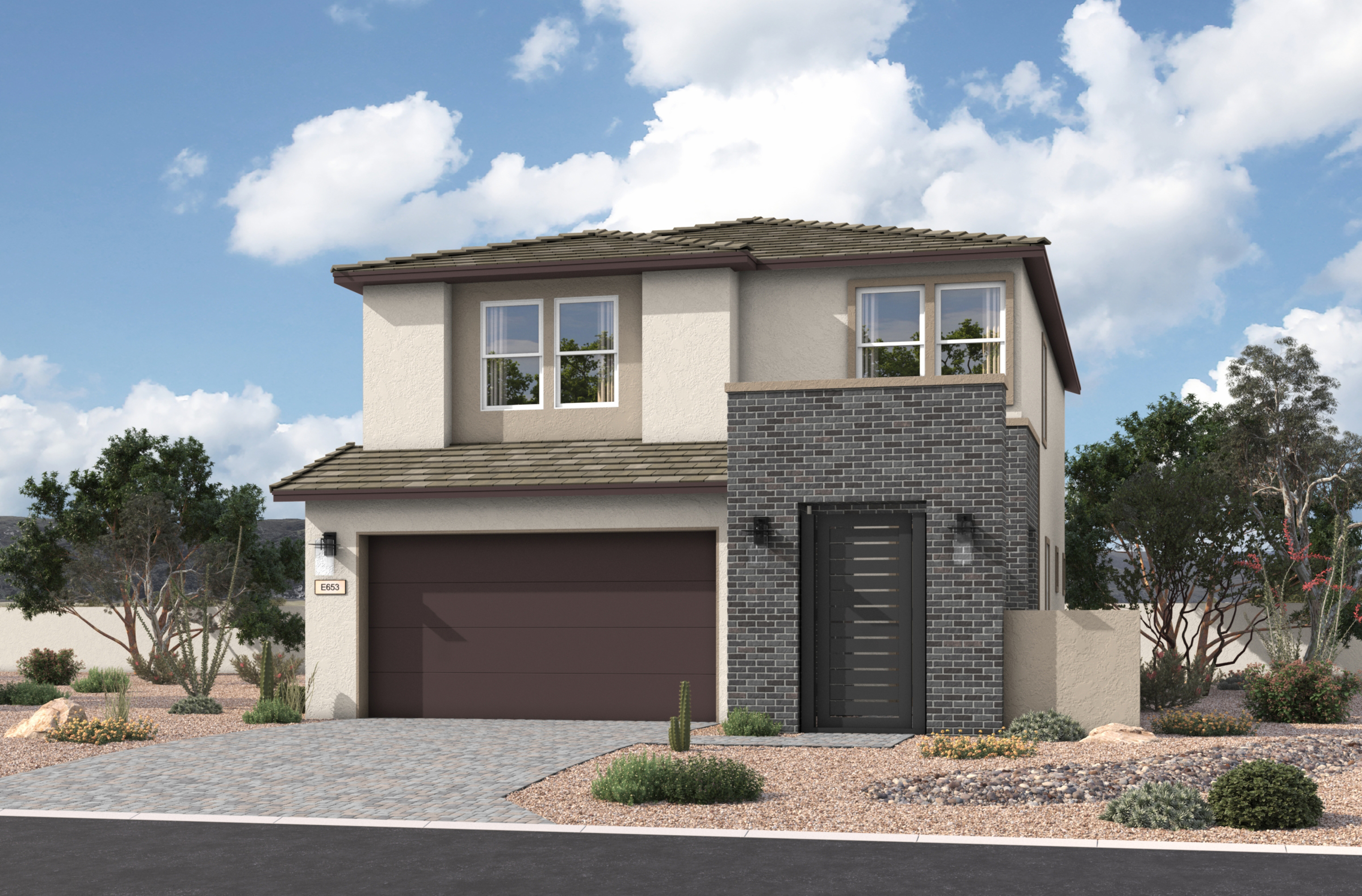 Sedona Desert Contemporary Elevation