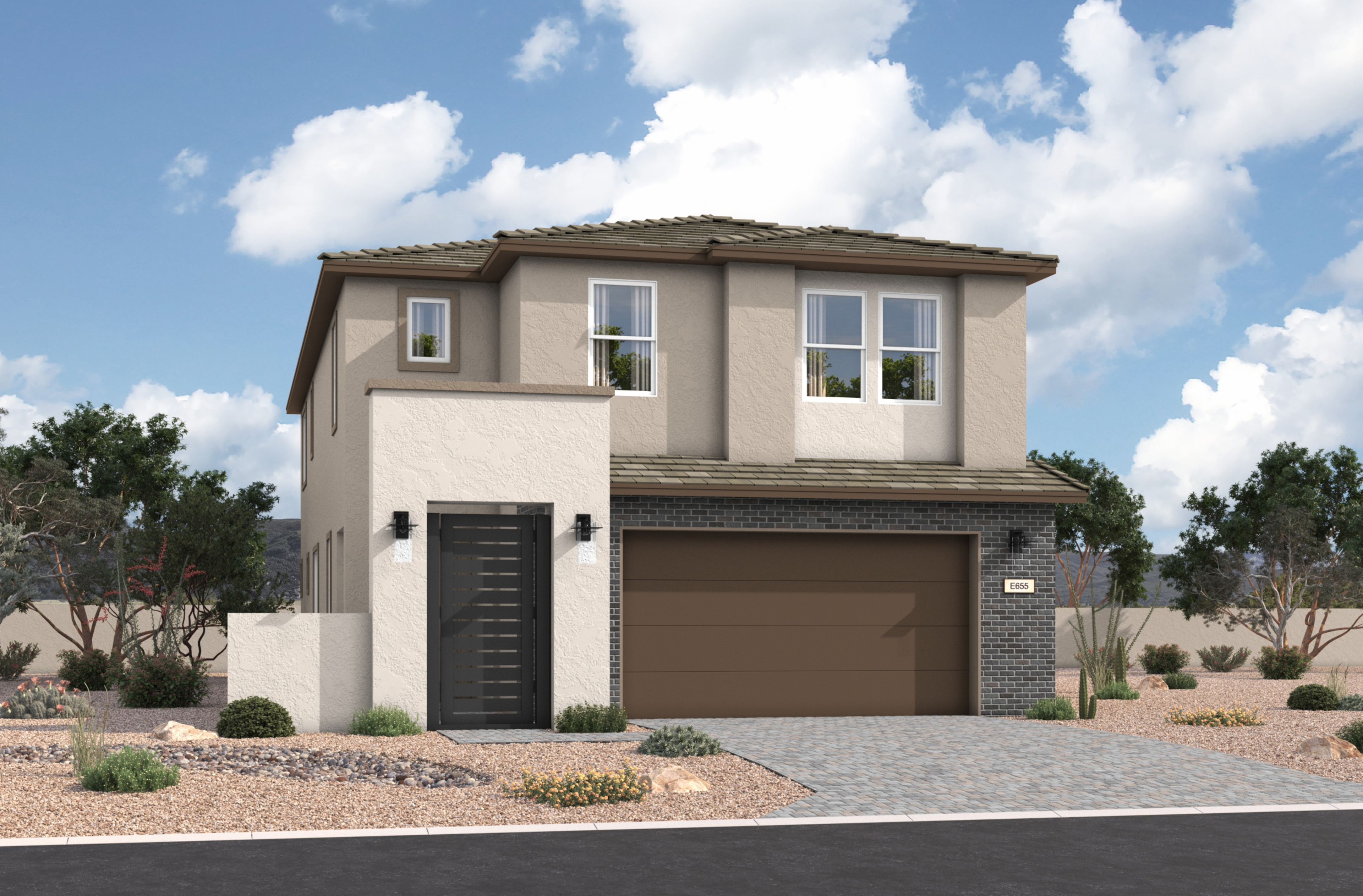 Sequioa Desert Contemporary Elevation 