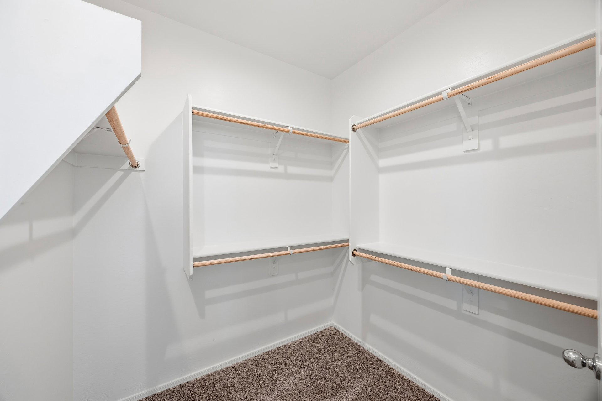 spacious closet for extra storage