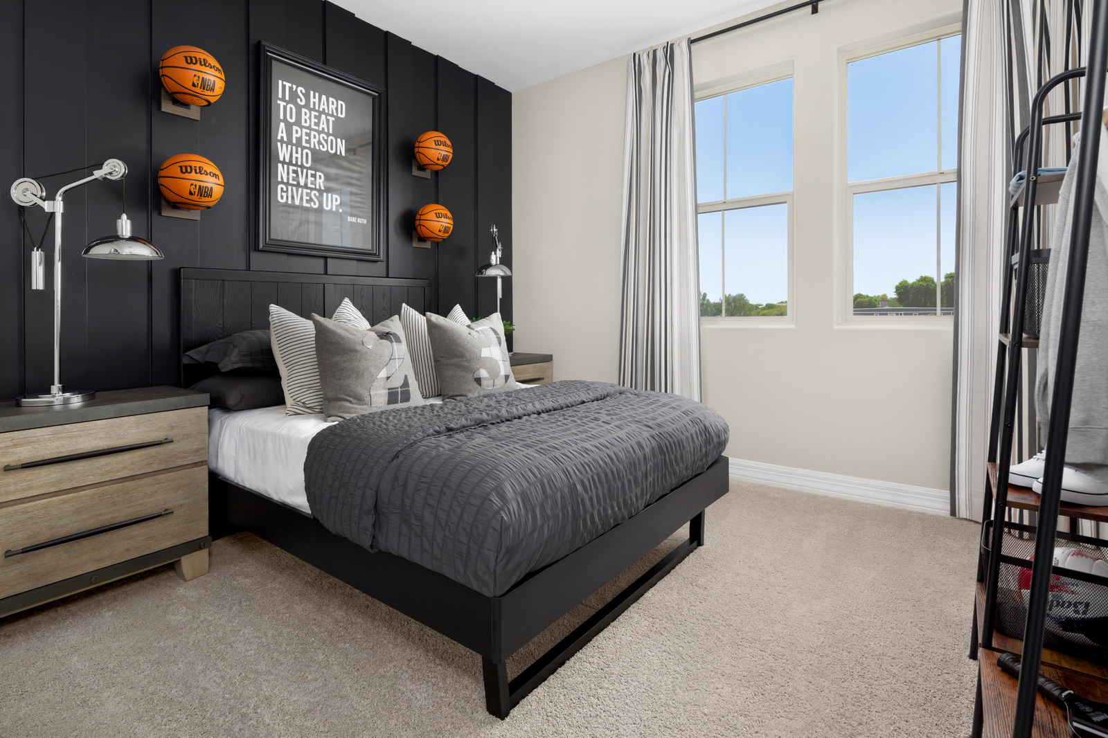 bedroom with bed and window