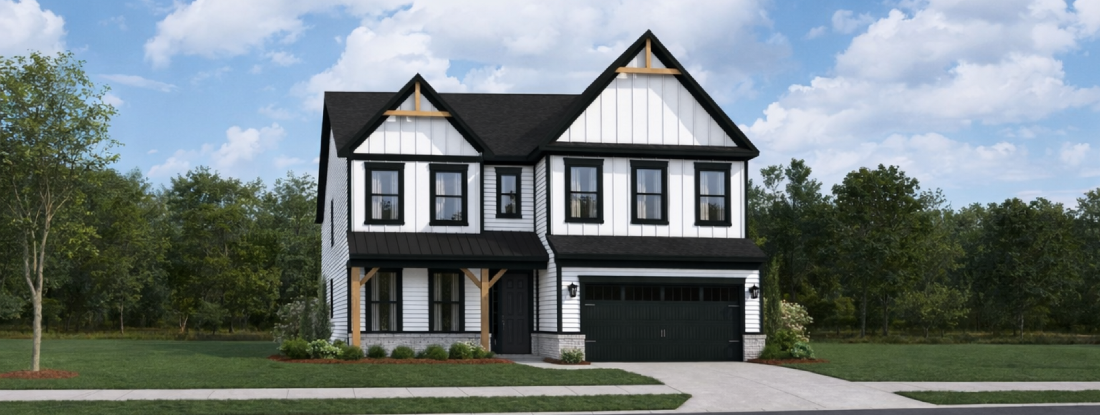 Washington Farmhouse Elevation