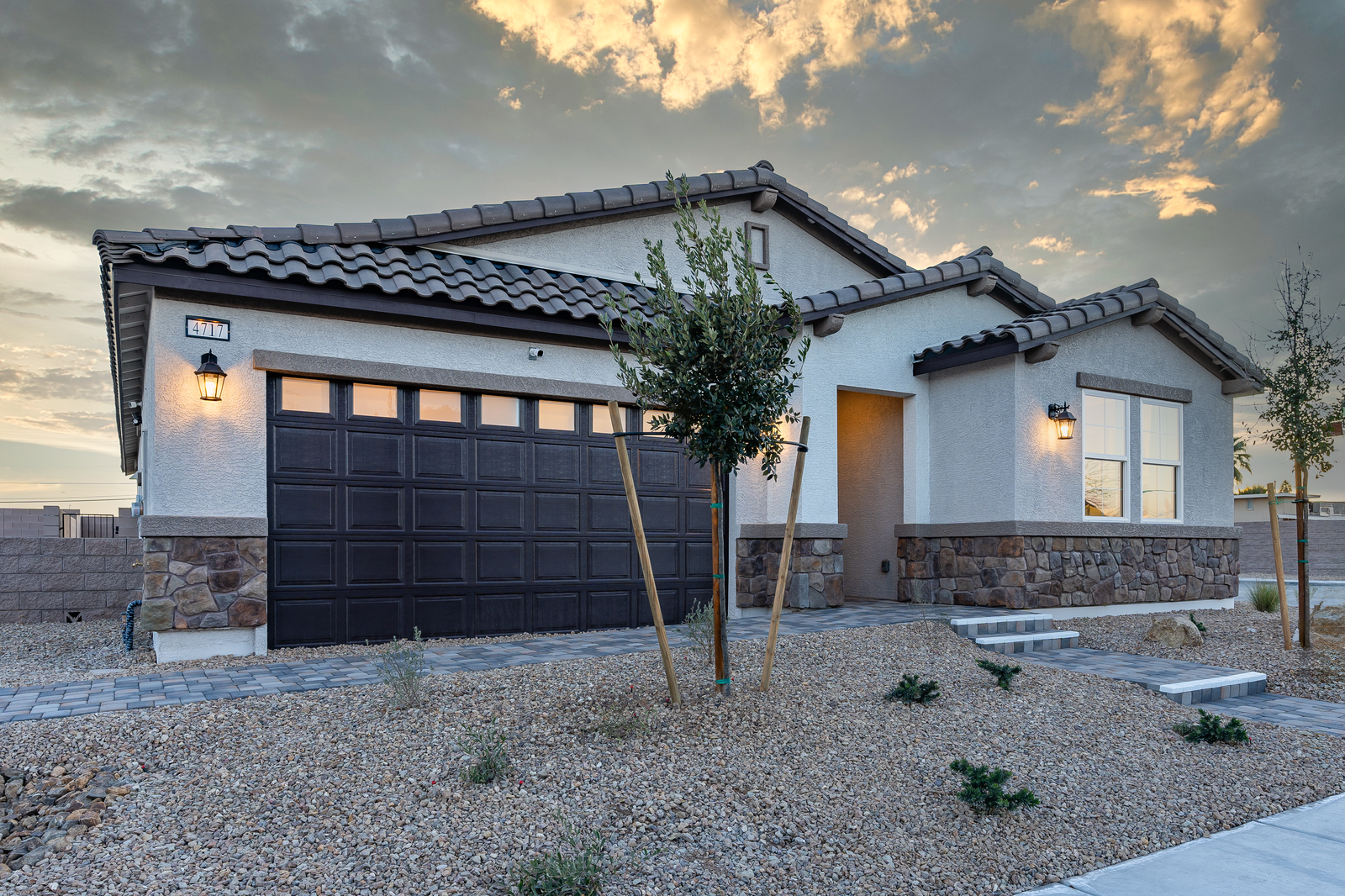willow single-story home with desert landscaping