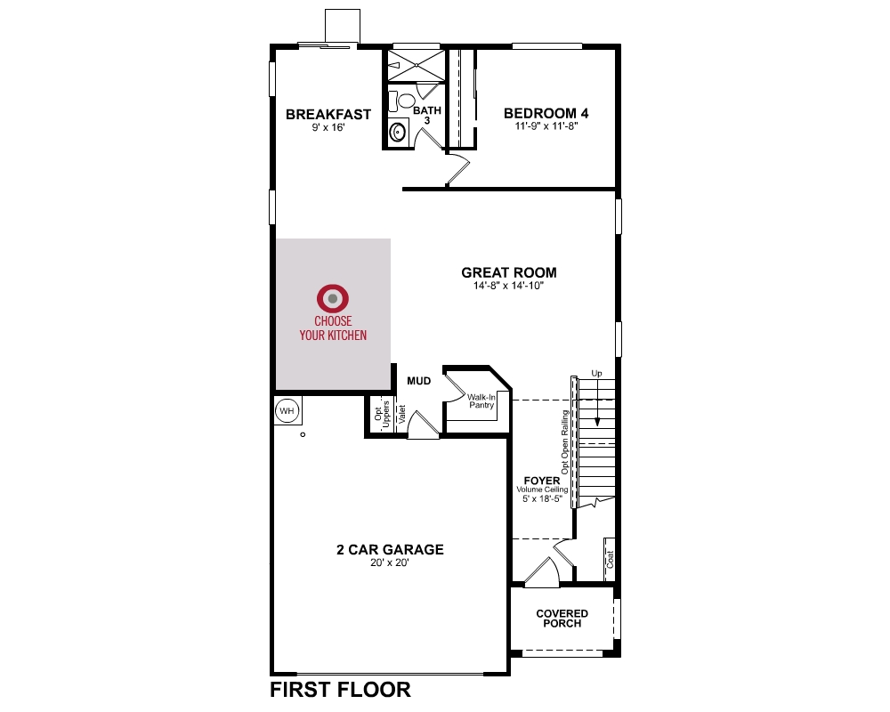 Valencia first floor plan