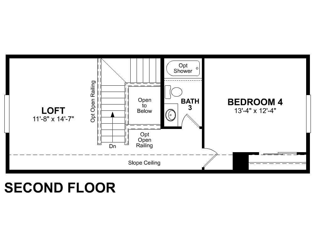 Everett second floor loft plan